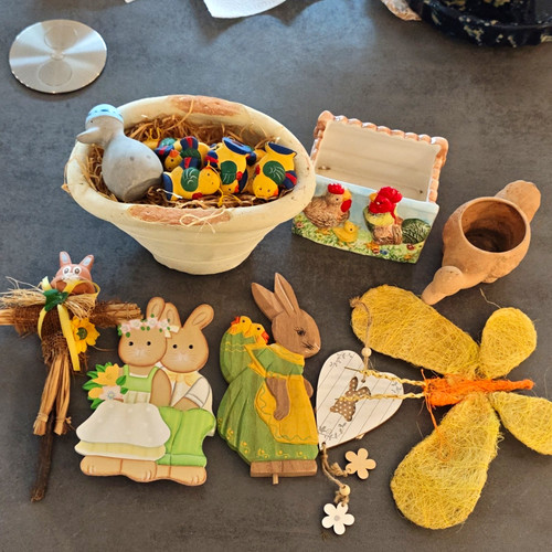 Oster deko set - deko, holz