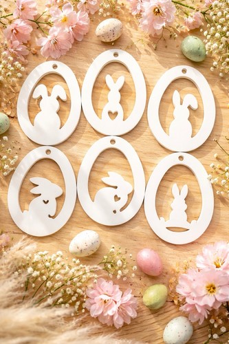 Anhänger ostern hasen eier - ei,