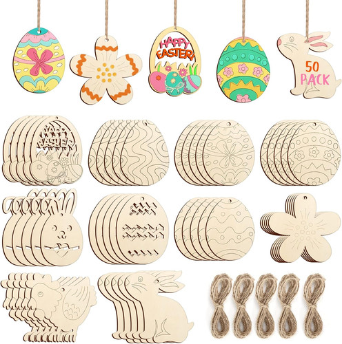Stück holzanhänger ostern - 50,